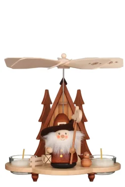 Christian Ulbricht Neuheiten*Weihnachtspyramide für Teelichte Nachtwächter, 20 cm von