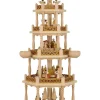 Richard Glässer GmbH Einzelstücke | Weihnachtspyramiden*Weihnachtspyramide für Teelichte Heilige Geschichte, 5 - stöckig, 74 cm von Richard Glässer