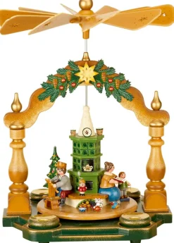 Hubrig Volkskunst Neuheiten | Bestseller*Weihnachtspyramide Großmutters Weihnachtsstube von