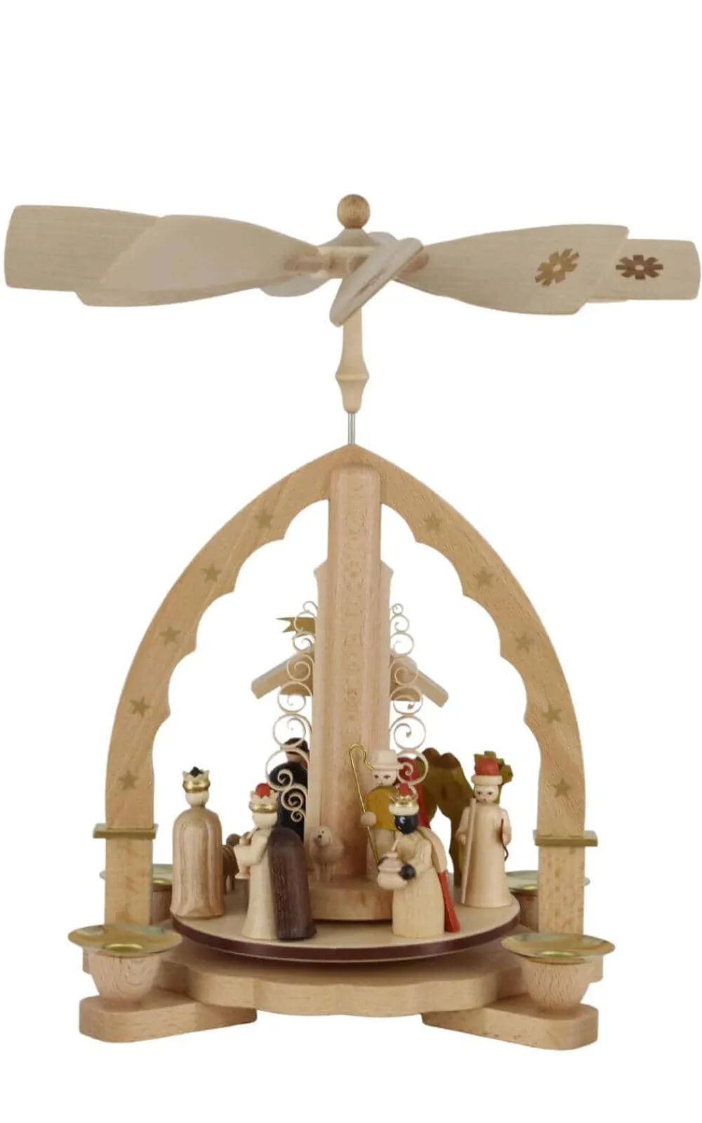 Richard Glässer GmbH Neuheiten | Weihnachtspyramiden*Weihnachtspyramide Heilige Geschichte, 27 cm von Richard Glässer