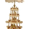 Richard Glässer GmbH Neuheiten | Weihnachtspyramiden*Weihnachtspyramide Heilige Familie, 4 – stöckig, 55 cm von Richard Glässer