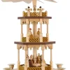 Richard Glässer GmbH Neuheiten | Weihnachtspyramiden*Weihnachtspyramide Heilige Geschichte, 3 – stöckig, 38 cm von Richard Glässer