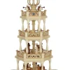 Müller Kleinkunst Einzelstücke | Neuheiten*Weihnachtspyramide Heilige Geschichte, 3 - stöckig, 55 cm von