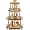 Müller Kleinkunst Einzelstücke | Weihnachtspyramiden*Weihnachtspyramide Heilige Geschichte, 4 - stöckig, , 64 cm von