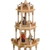 Theo Lorenz Einzelstücke | Auslaufartikel*Weihnachtspyramide Heilige Familie, 4 - stöckig, 66 cm von
