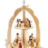 Richard Glässer GmbH Weihnachtspyramiden*Weihnachtspyramide Heilige Familie, 2 – stöckig, 31 cm von Richard Glässer