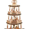 Müller Kleinkunst Einzelstücke | Weihnachtspyramiden*Weihnachtspyramide Heilige Geschichte, 3– stöckig, , 51 cm von