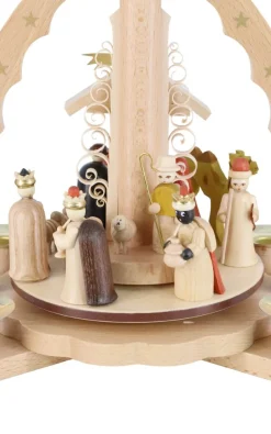 Richard Glässer GmbH Neuheiten | Weihnachtspyramiden*Weihnachtspyramide Heilige Geschichte, 27 cm von Richard Glässer