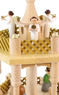 Richard Glässer GmbH Neuheiten | Auslaufartikel*Weihnachtspyramide Heilige Geschichte, 3 – stöckig, 40 cm von Richard Glässer