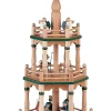 KWO Neuheiten | Bestseller*Weihnachtspyramide in - Heilige Geschichte, 48 cm, 3 -stöckig von
