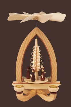 Heinz Lorenz Neuheiten | Weihnachtspyramiden*Weihnachtspyramide Kurrende, 28 cm von