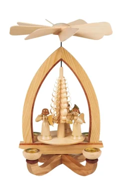 Heinz Lorenz Weihnachtspyramiden*Weihnachtspyramide Langrockengel, 28 cm, von