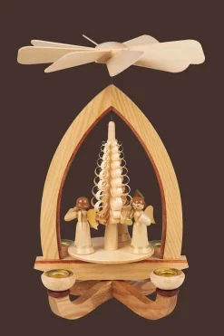 Heinz Lorenz Weihnachtspyramiden*Weihnachtspyramide Langrockengel, 28 cm, von