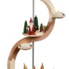 Seiffener Volkskunst eG Weihnachtspyramiden*Weihnachtspyramide mit Bergwichtel und Weihnachtswichtel, S-Form von Seiffener Volkskunst