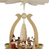 Müller Kleinkunst Weihnachtspyramiden*Weihnachtspyramide mit Bescherung, 34 cm von