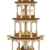 Richard Glässer GmbH Auslaufartikel | Weihnachtspyramiden*Weihnachtspyramide mit Christi Geburt, 3 – stöckig, 54 cm von Richard Glässer