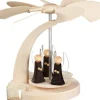Seiffener Volkskunst eG Weihnachtspyramiden*Weihnachtspyramide mit Engel, modern, 18 cm von
