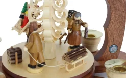 Müller Kleinkunst Weihnachtspyramiden*Weihnachtspyramide mit Erzgebirgsfiguren, 30 cm von