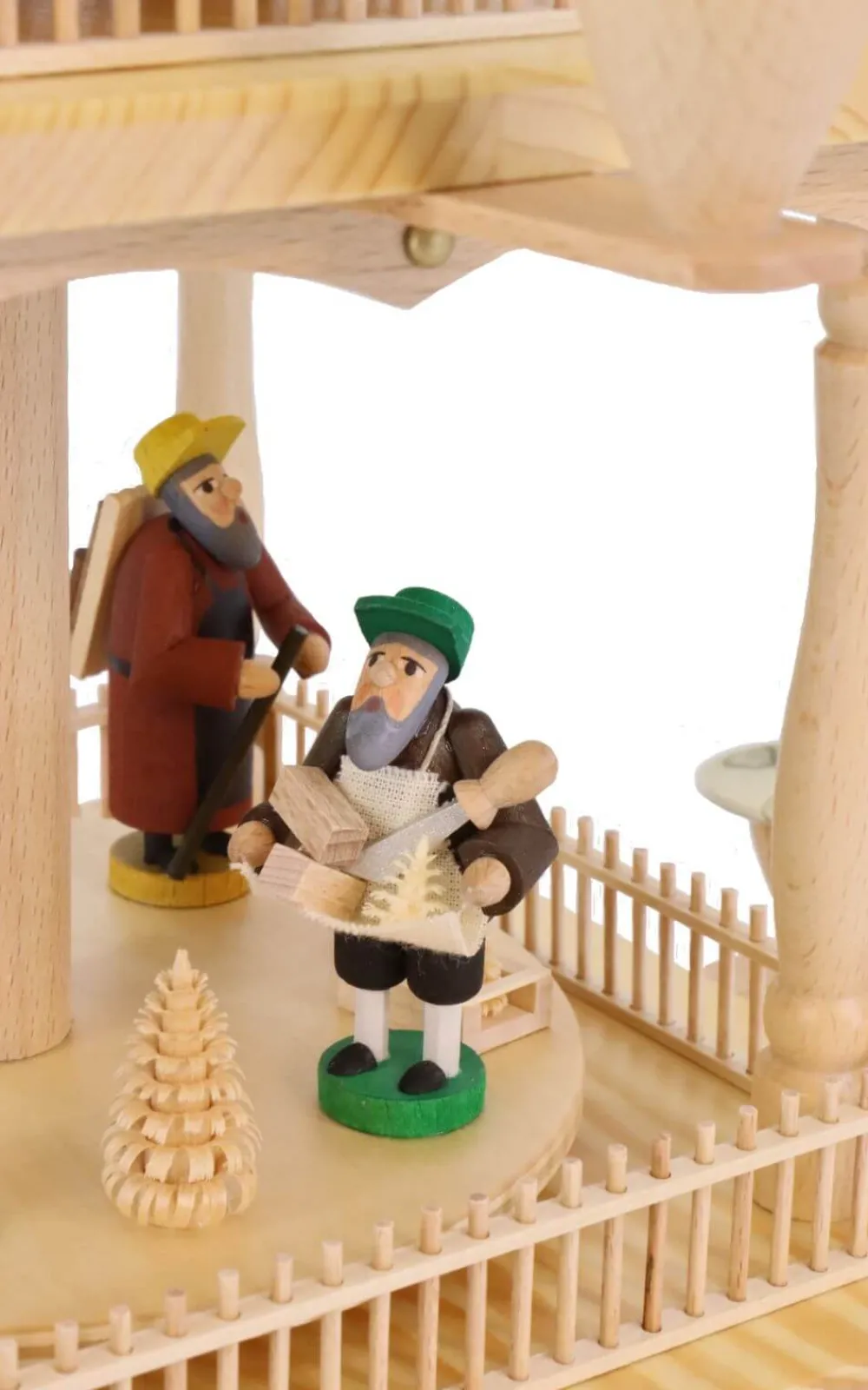 Richard Glässer GmbH Einzelstücke | Weihnachtspyramiden*Weihnachtspyramide mit Erzgebirgsmotiven, 54 cm, 3 - stöckig von Richard Glässer