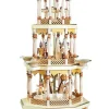 Richard Glässer GmbH Einzelstücke | Weihnachtspyramiden*Weihnachtspyramide mit Heiliger Familie, 4 – stöckig, 94 cm von Richard Glässer