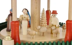 Richard Glässer GmbH Weihnachtspyramiden*Weihnachtspyramide mit Heiliger Familie, 2 – stöckig, 39 cm von Richard Glässer