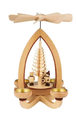 Heinz Lorenz Weihnachtspyramiden*Weihnachtspyramide mit Lampionkinder, 28 cm von