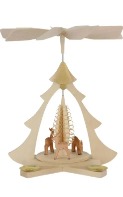 Zenker Weihnachtspyramiden*Weihnachtspyramide mit Rehe, , 28 cm von Ralf