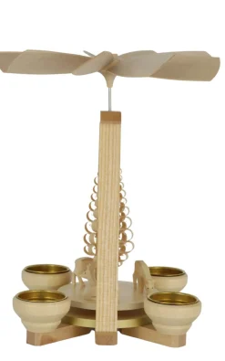 Müller Kleinkunst Weihnachtspyramiden*Weihnachtspyramide mit Rehe, 24 cm von