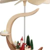 Seiffener Volkskunst eG Weihnachtspyramiden*Weihnachtspyramide mit Weihnachtswichtel, C-Form von