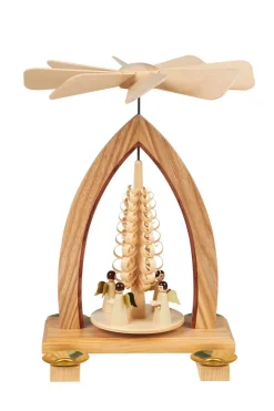 Heinz Lorenz Neuheiten | Weihnachtspyramiden*Weihnachtspyramide mit Weihnachtsengel, 26 cm von