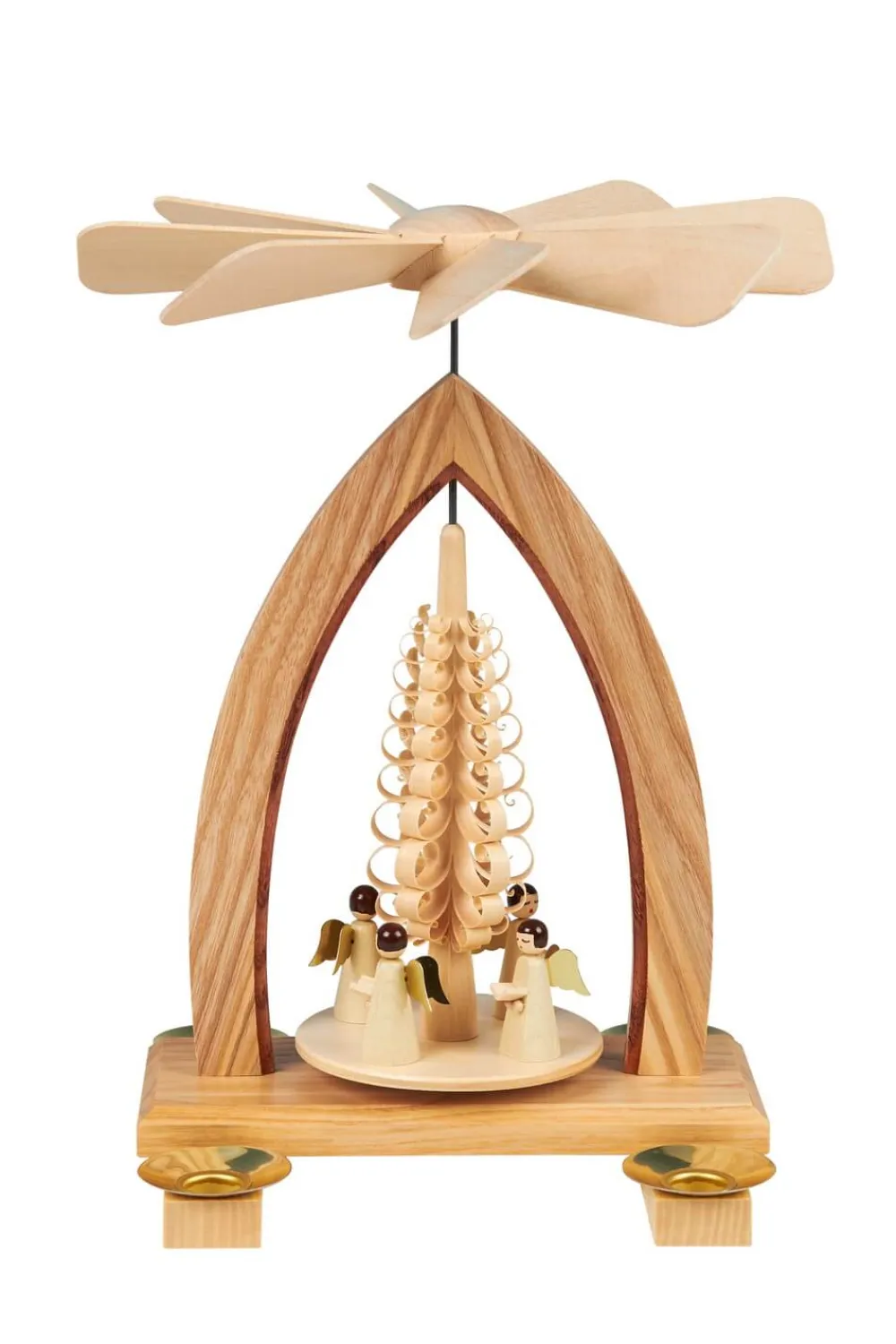 Heinz Lorenz Neuheiten | Weihnachtspyramiden*Weihnachtspyramide mit Weihnachtsengel, 26 cm von