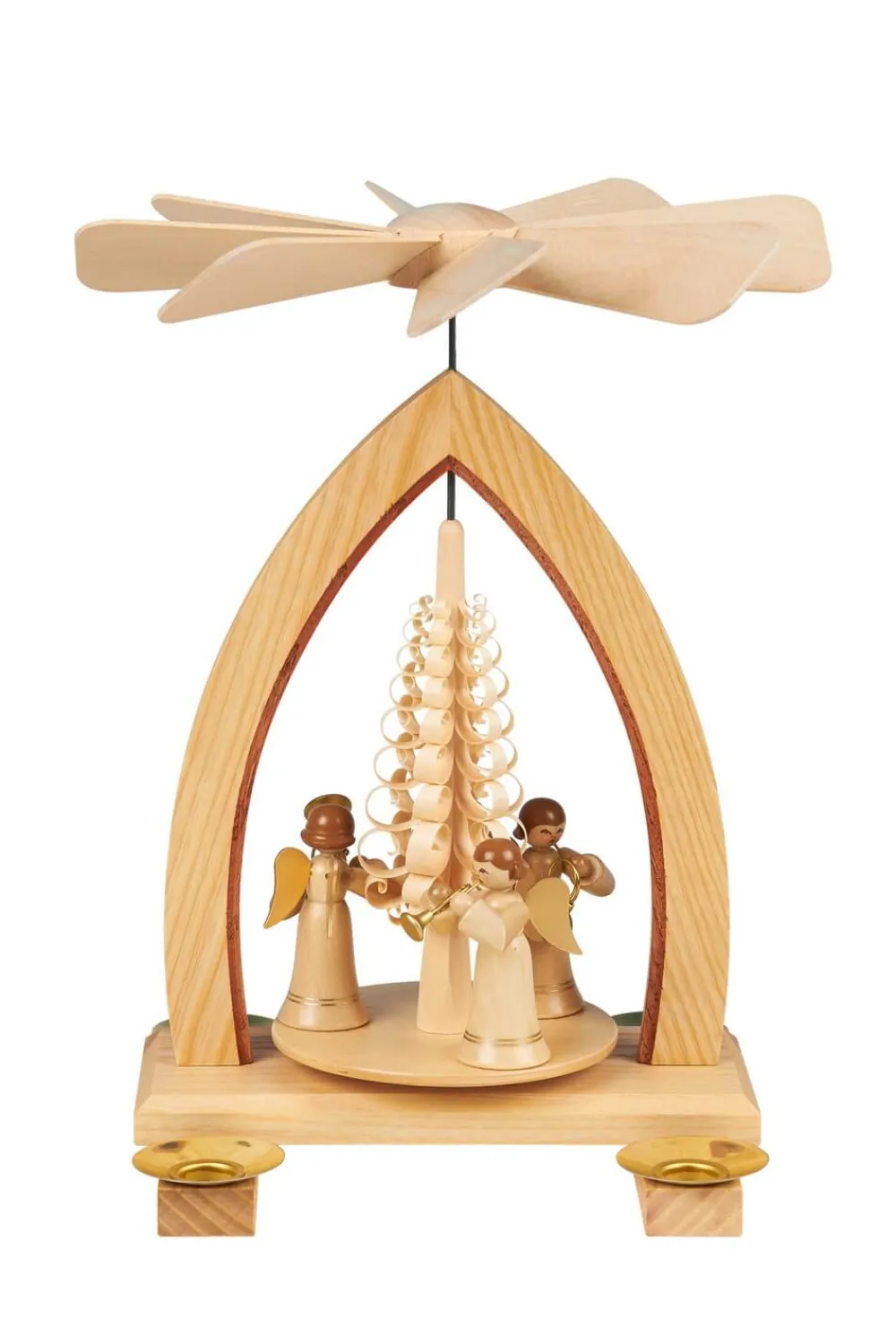 Heinz Lorenz Neuheiten | Weihnachtspyramiden*Weihnachtspyramide mit Weihnachtsengel, 26 cm von