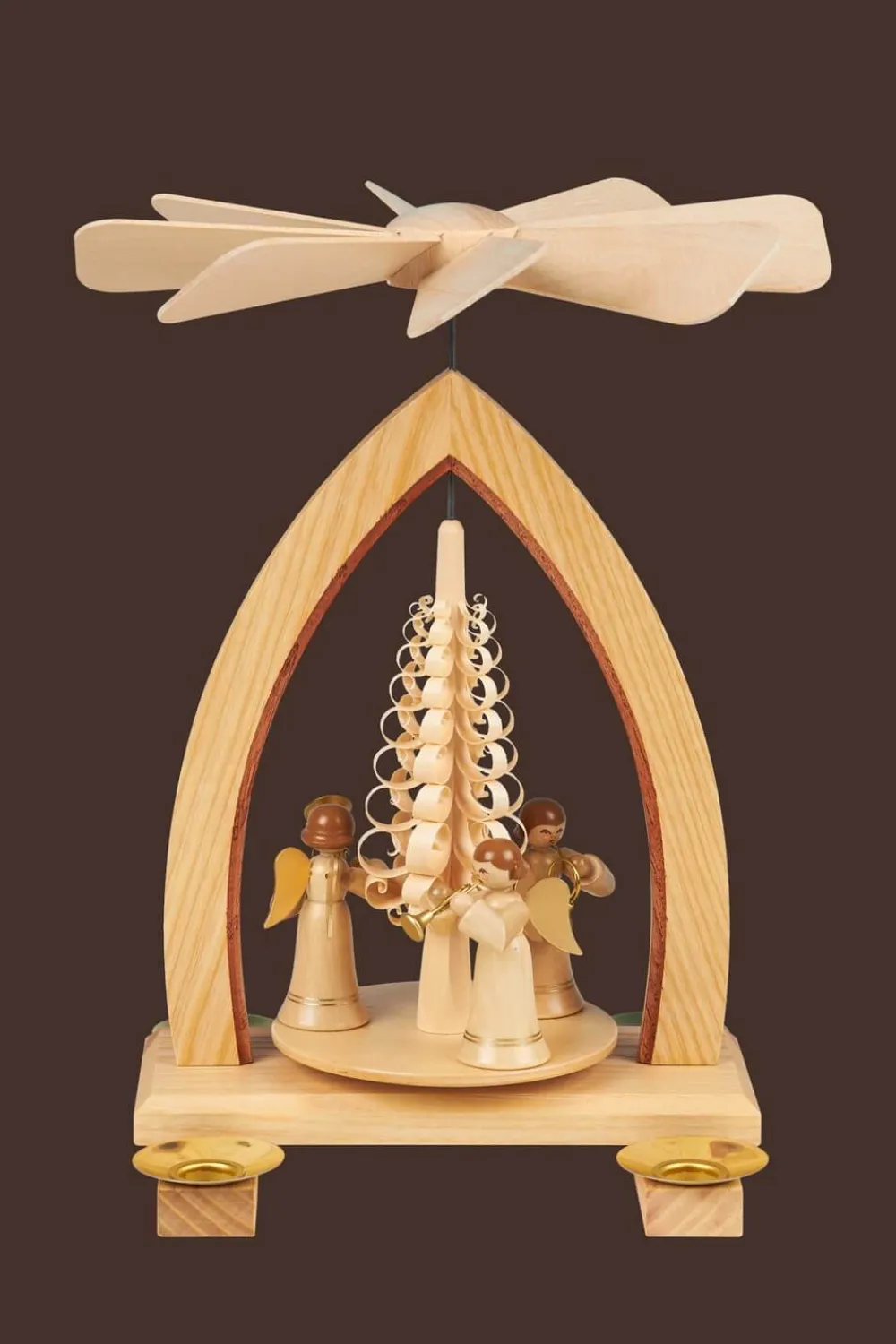 Heinz Lorenz Neuheiten | Weihnachtspyramiden*Weihnachtspyramide mit Weihnachtsengel, 26 cm von