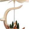 Seiffener Volkskunst eG Weihnachtspyramiden*Weihnachtspyramide mit Wichtel Waldarbeiter, C-Form von