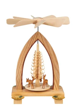 Heinz Lorenz Neuheiten | Weihnachtspyramiden*Weihnachtspyramide Rehe, 26 cm von