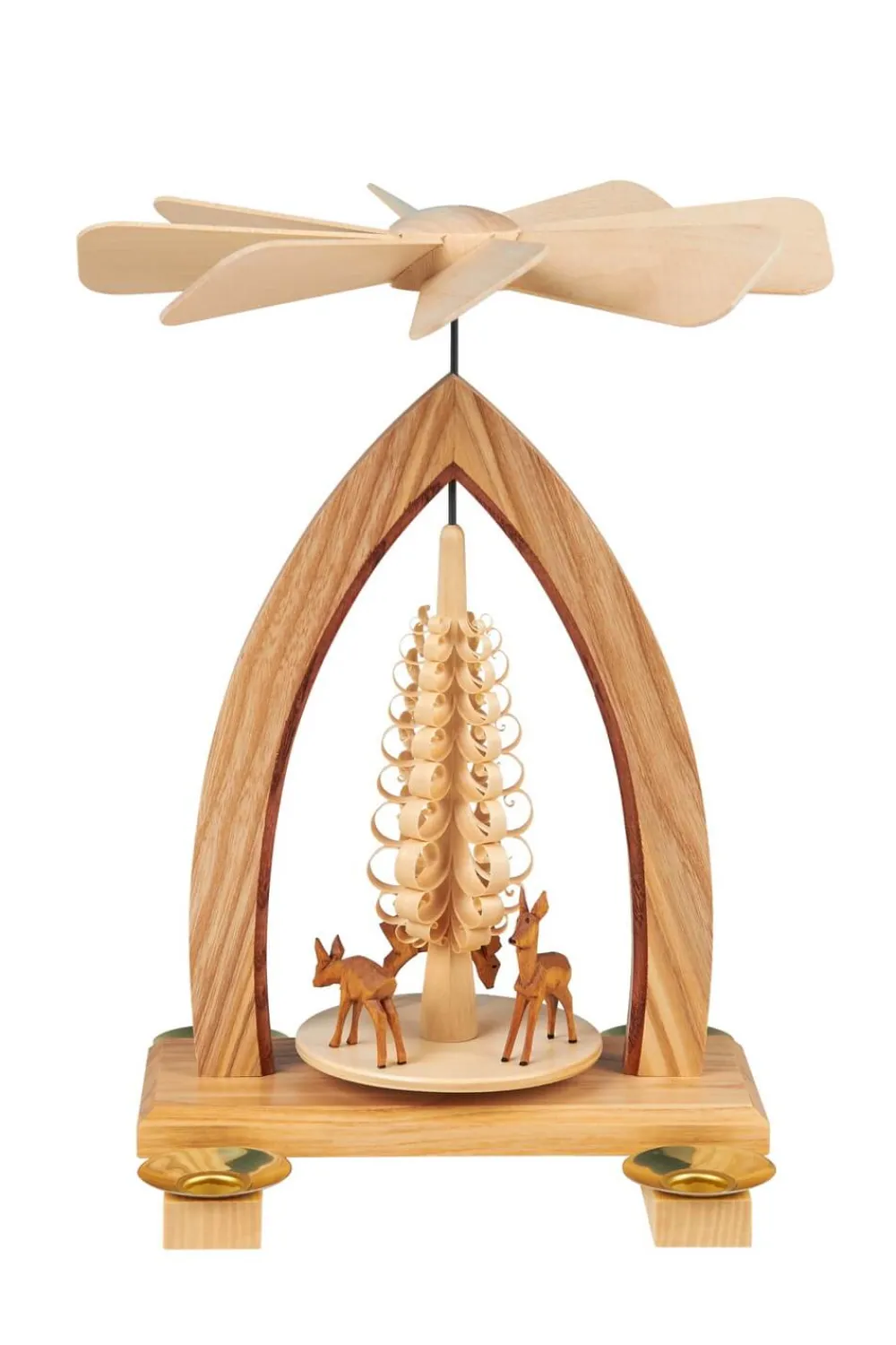 Heinz Lorenz Neuheiten | Weihnachtspyramiden*Weihnachtspyramide Rehe, 26 cm von