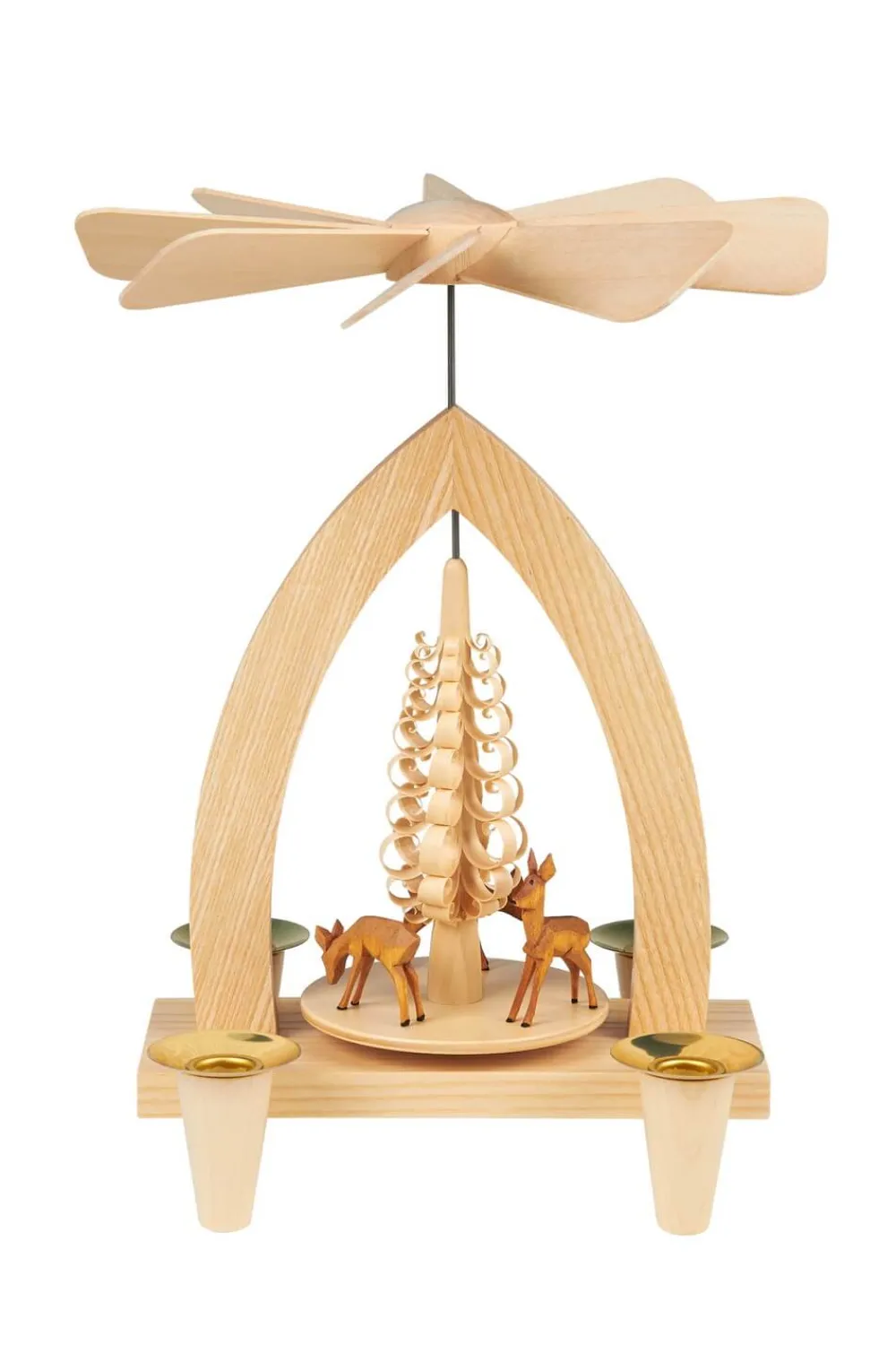 Heinz Lorenz Neuheiten | Weihnachtspyramiden*Weihnachtspyramide Rehe, 26 cm von