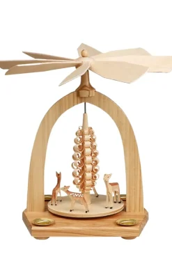 Theo Lorenz Weihnachtspyramiden*Weihnachtspyramide Rehe, 23 cm von