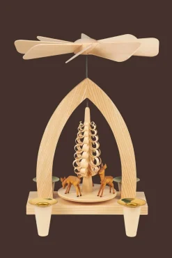 Heinz Lorenz Neuheiten | Weihnachtspyramiden*Weihnachtspyramide Rehe, 26 cm von