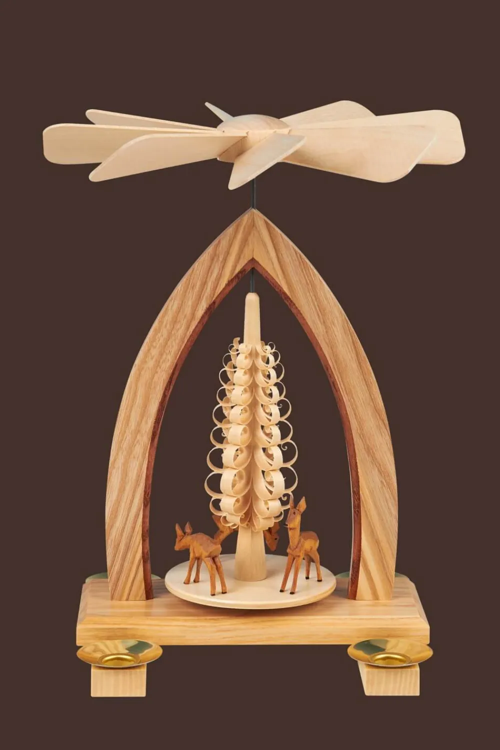 Heinz Lorenz Neuheiten | Weihnachtspyramiden*Weihnachtspyramide Rehe, 26 cm von