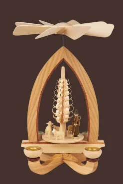Heinz Lorenz Neuheiten | Weihnachtspyramiden*Weihnachtspyramide Schafe, 28 cm von