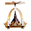 Spielwarenmacher Günther Weihnachtspyramiden*Weihnachtspyramide Seiffener Kirche, 26 cm von