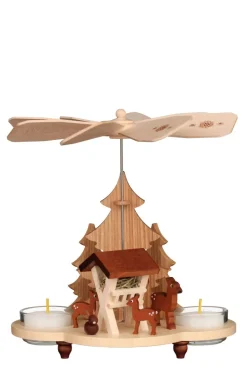Christian Ulbricht Weihnachtspyramiden*Weihnachtspyramide Waldfütterung, 20 cm von