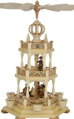 Müller Kleinkunst Weihnachtspyramiden*Weihnachtspyramide Waldmotiv, 45 cm von