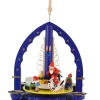 Richard Glässer GmbH Auslaufartikel | Weihnachtspyramiden*Weihnachtspyramide Weihnachtsbescherung, blau, 27 cm von Richard Glässer