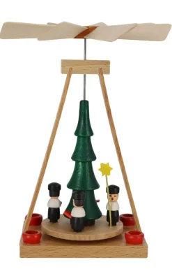 Spielwarenmacher Günther Weihnachtspyramiden*Weihnachtspyramide Wärmespiel mit Kurrende von