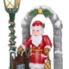 Hubrig Volkskunst Holzfiguren & Dekofiguren*Winterkind - Weihnachtsmann, elektrisch beleuchtet von