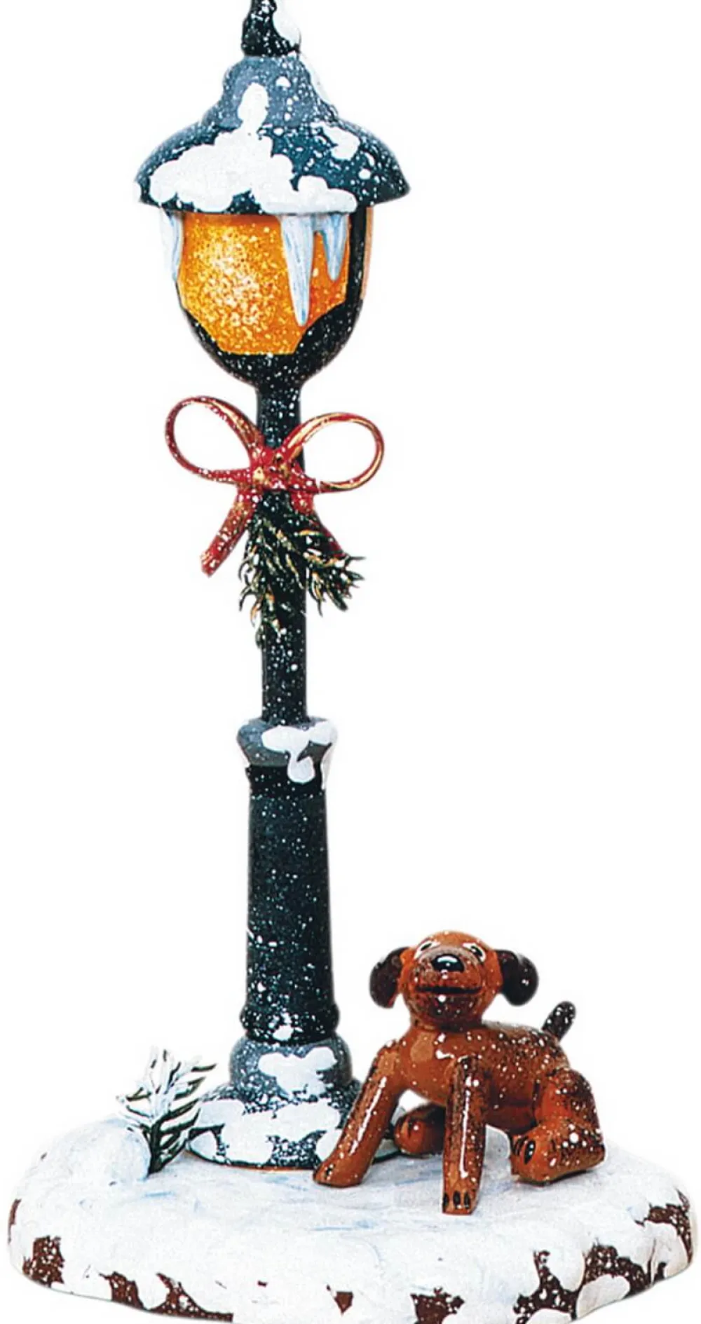 Kinder Hubrig Volkskunst Neuheiten | Hubrig Winterkinder*Winterkind Bello unter der Laterne, 12 cm, von