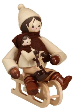 Romy Thiel Neuheiten | Romy Thiel Figuren*Winterkind Doppeldecker, , 12 cm von