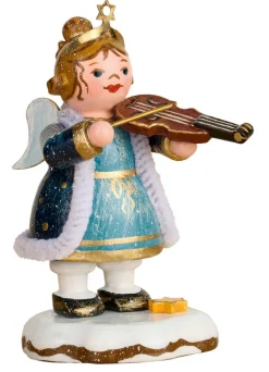 Kinder Hubrig Volkskunst Hubrig Winterkinder*Winterkind Himmelskind mit Geige von